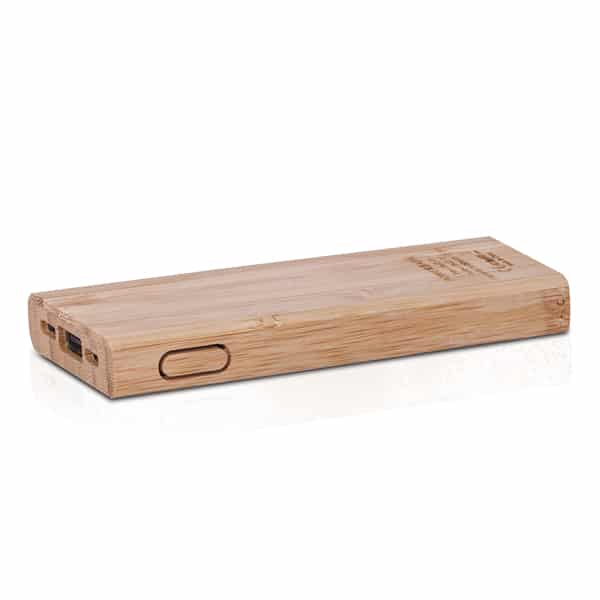 Bamboo powerbank