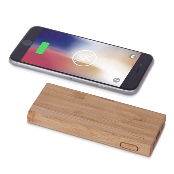 Bamboo powerbank