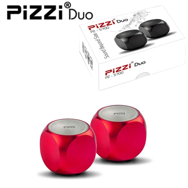 PiZZi Mini-DUO זוג רמקולים Bluetooth